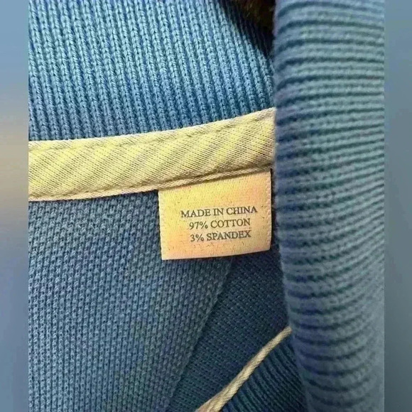 Southern Tide Skipjack Polo Shirt - Bright Blue - Cotton/Spandex Blend - Size XL - Picture 4 of 10